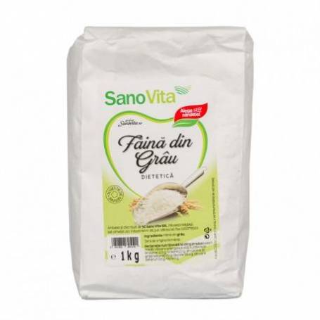 Faina din grau dietetica 1kg - SANOVITA