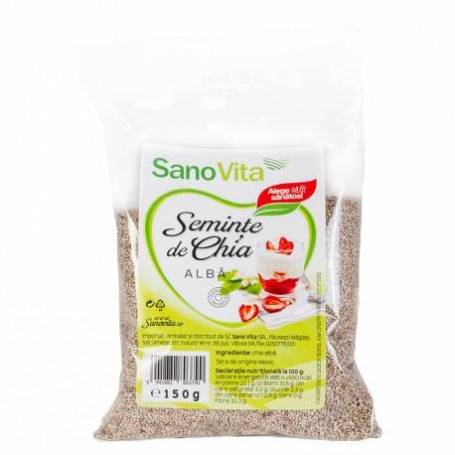 Seminte de chia alba 150g - SANOVITA