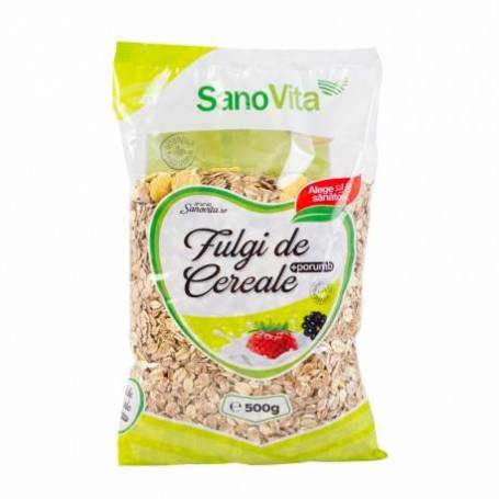 Fulgi de cereale si porumb 500g - SANOVITA