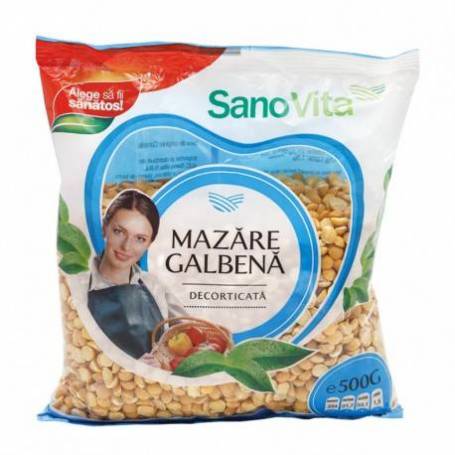 Mazare galbena decorticata 500g - SANOVITA