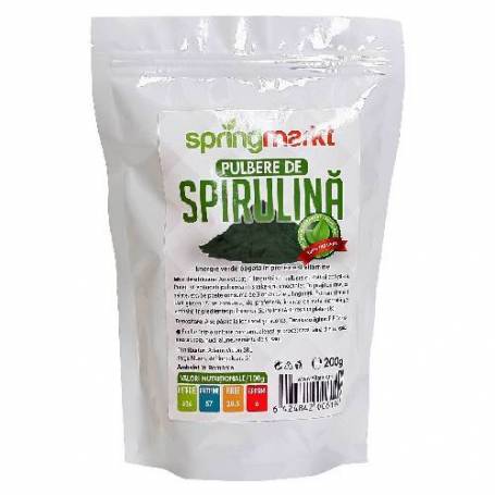 Spirulina pulbere 200g - Springmarkt