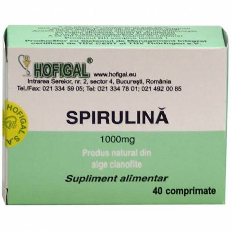 Spirulina 1000mg 40cps - Hofigal