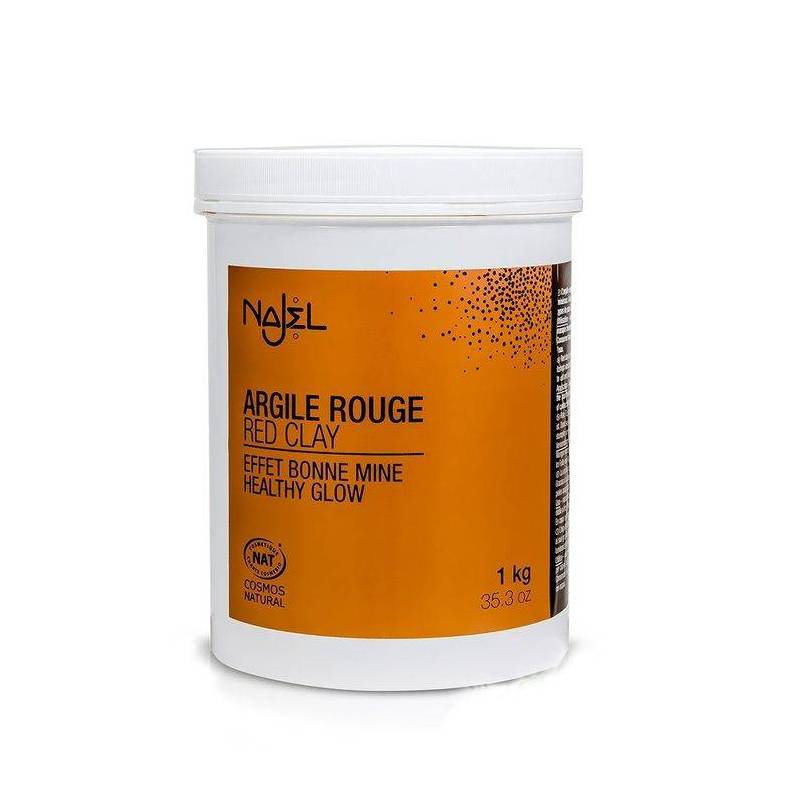 Argila rosie fina pulbere 1kg - NAJEL