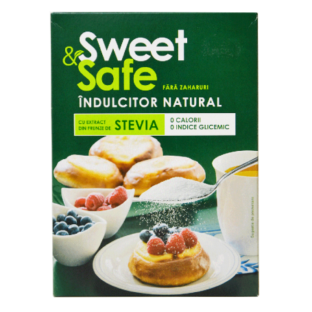 Sweet&Safe - Stevia indulcitor natural 350g - Sly