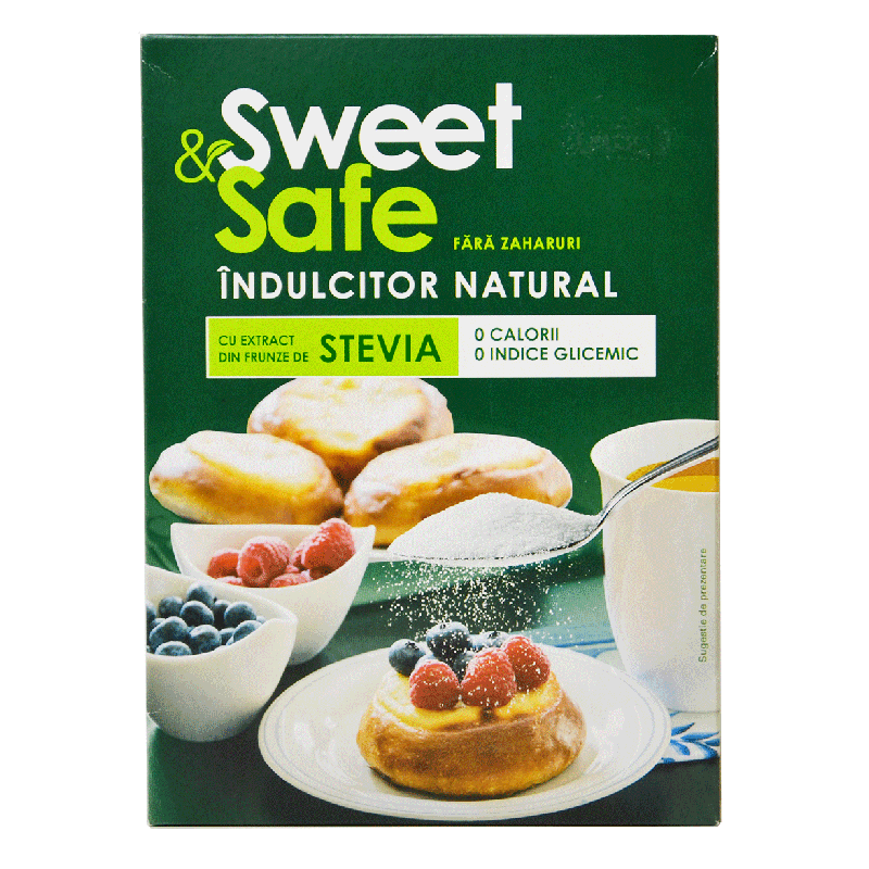 Sweet&safe - stevia indulcitor natural 350g - sly