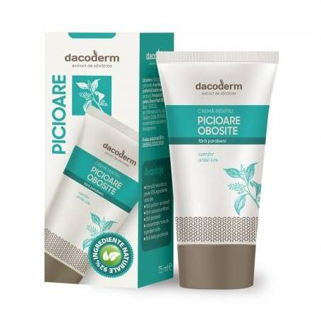 Crema pentru picioare obosite 75ml - Dacoderm - Dacia Plant