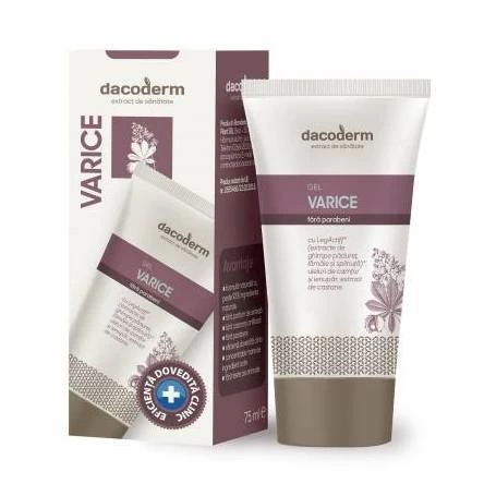 Gel varice 75ml - Dacoderm - Dacia Plant