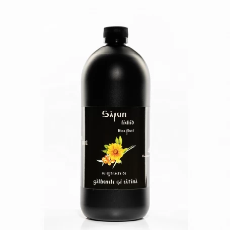Sapun lichid natural cu extracte de galbenele si catina 1000ml - Nera Plant