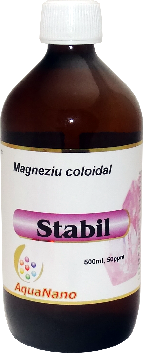 Magneziu coloidal stabil 50ppm - 500ml - aquanano