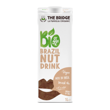 Lapte vegetal din nuci braziliene  1l ECO-BIO - The Bridge