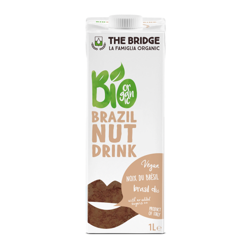 Lapte vegetal din nuci braziliene 1l eco-bio - the bridge