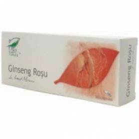 Ginseng Rosu 200mg 30cps Medica