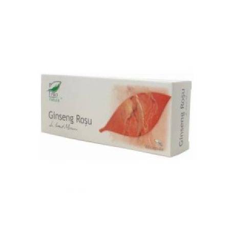 Ginseng Rosu 200mg 30cps Medica