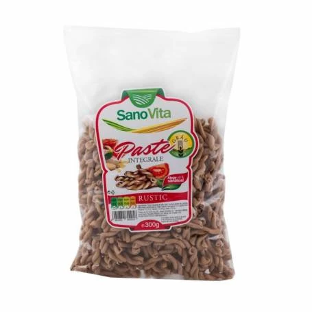 Paste integrale din grau rustic 300g - SANOVITA