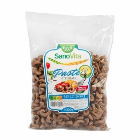 Paste integrale din grau melcisori 300g - SANOVITA