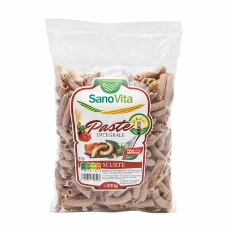 Paste integrale din grau scurte 300g - SANOVITA