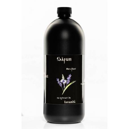 Sapun lichid natural cu extract de lavanda 1000ml - Nera Plant