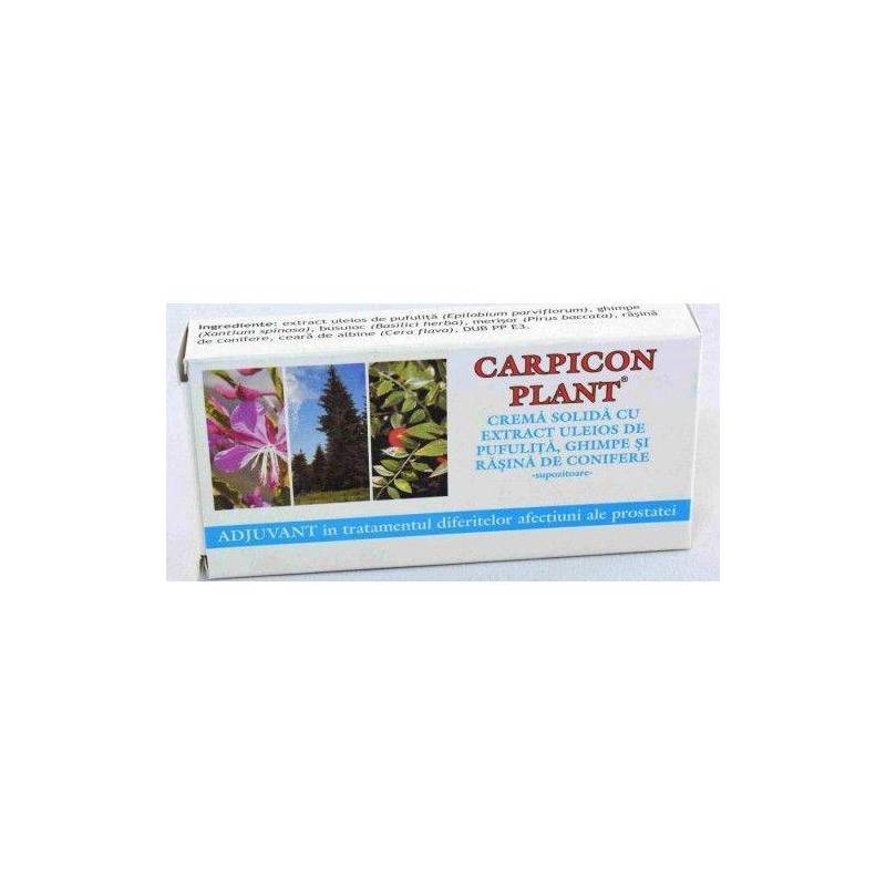 Carpicon Plant supozitoare cu extract uleios de pufulita, ghimpe si