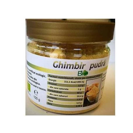 Ghimbir pudra eco-bio 130g - Deco Italia