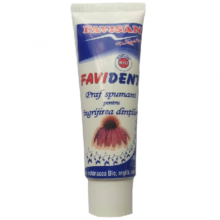 Favident spumant -praf de dinti- eco-bio 50ml - FAVISAN