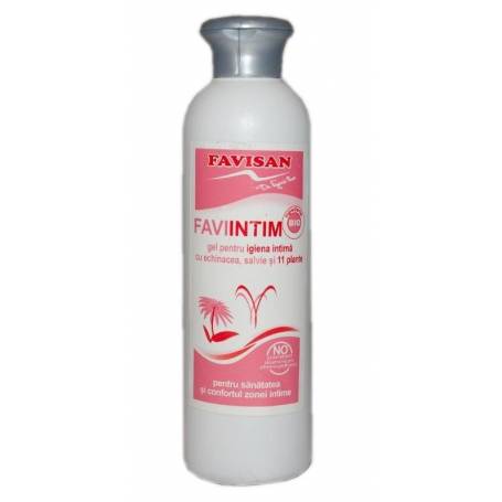 Gel igiena intima echinaceea, salvie si 11 plante -eco-bio- 250ml - FAVISAN