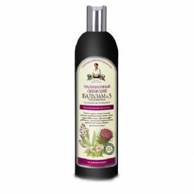 Balsam impotriva caderii parului cu propolis de brusture, 550ml - Bunica Agafia