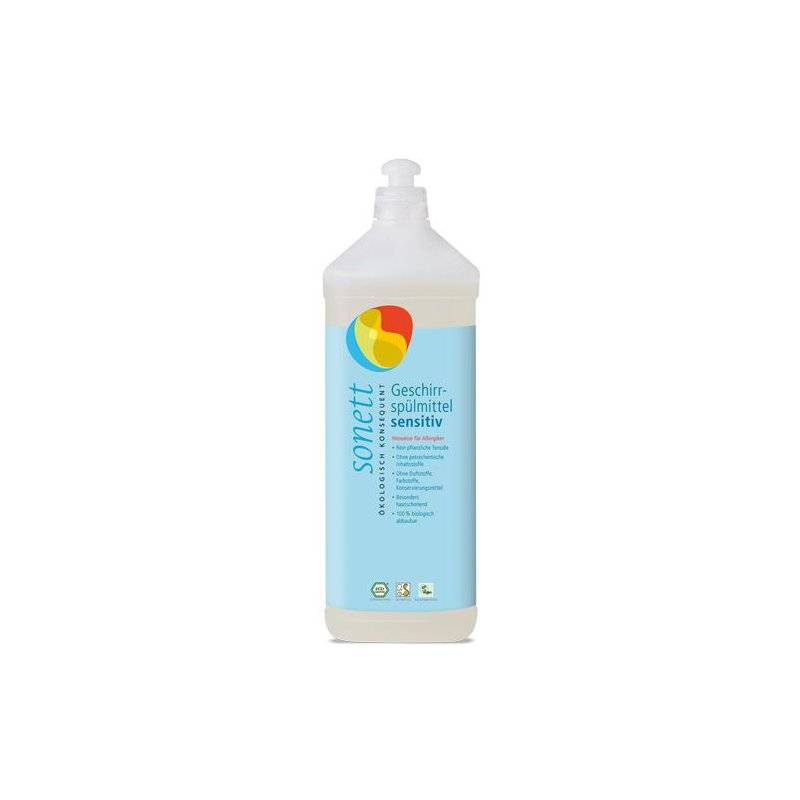 Detergent ecologic spalat vase senzitiv - 1000ml - sonett