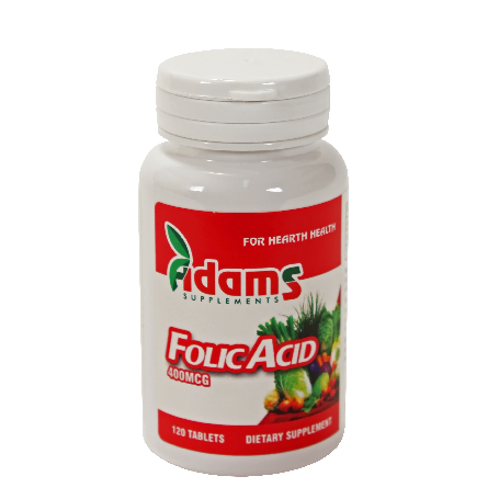 Acid Folic 400µg 120tb - ADAMS
