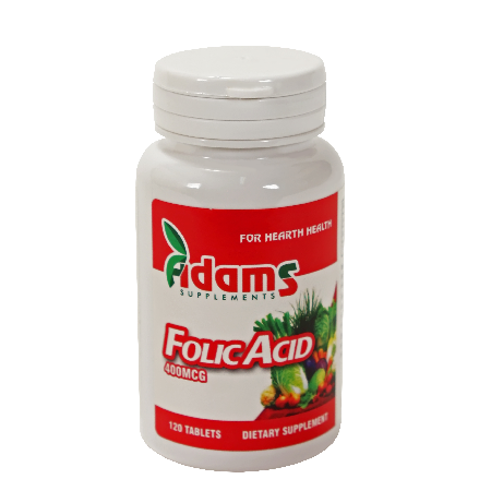 Acid folic 400µg 120tb - adams
