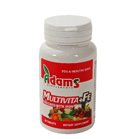 Multivita + Fe 90tb, ADAMS