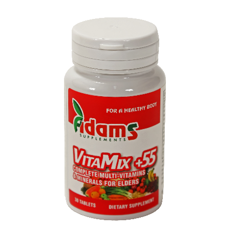 Complex Vitamix Multivitamine si Minerale peste 55ani 30tb, ADAMS