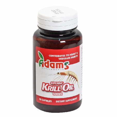 Krill Oil ulei de Krill 30cps gelatinoase, ADAMS