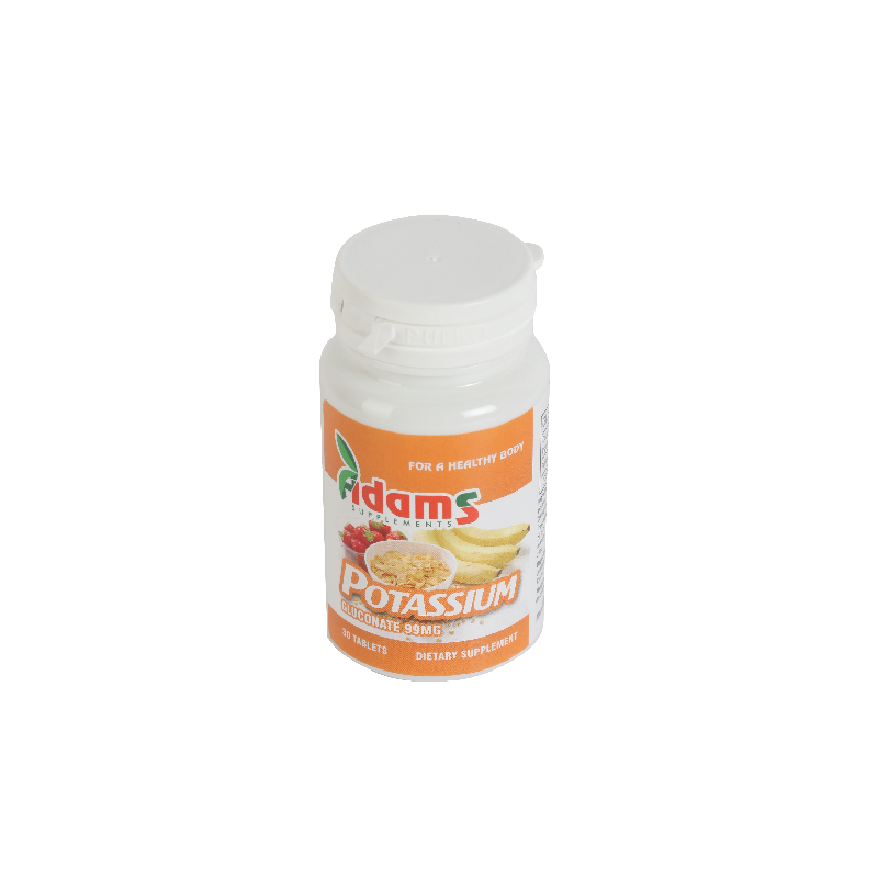 Potasiu Gluconat 99mg 30tab, ADAMS