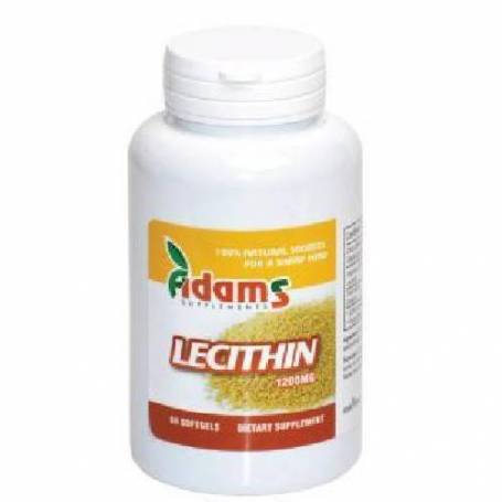 Lecitina 1200mg 60cps - ADAMS