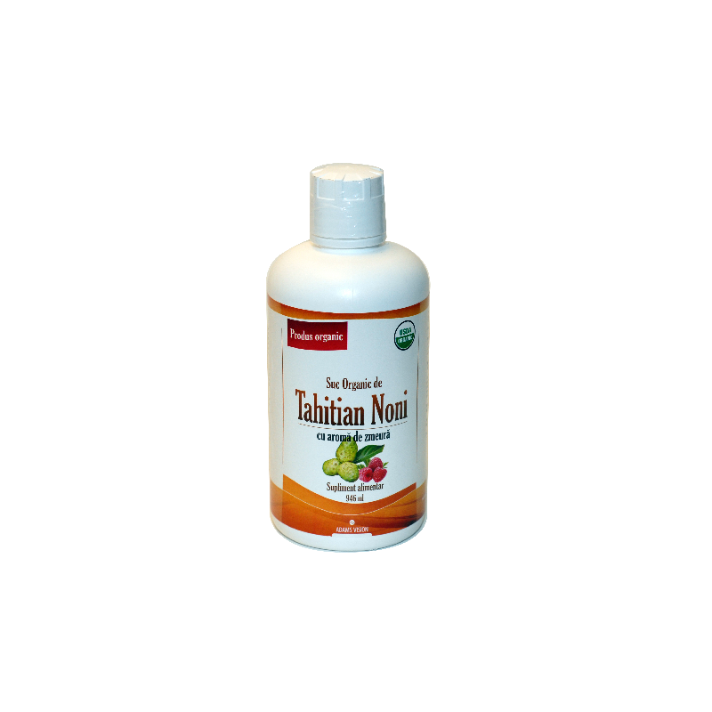 Suc de Noni Tahitian cu gust de Zmeura 946ml - ADAMS