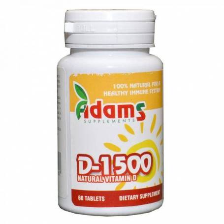 Vitamina D 1500UI 60tab, ADAMS