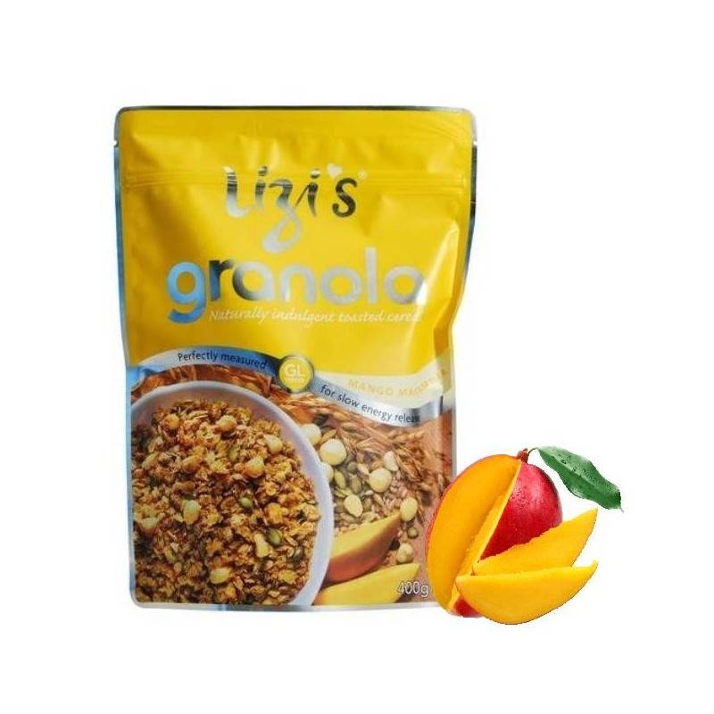 Lizis Granola Musli granola cu mango si nuci de macadamia 400g - lizi´s granola