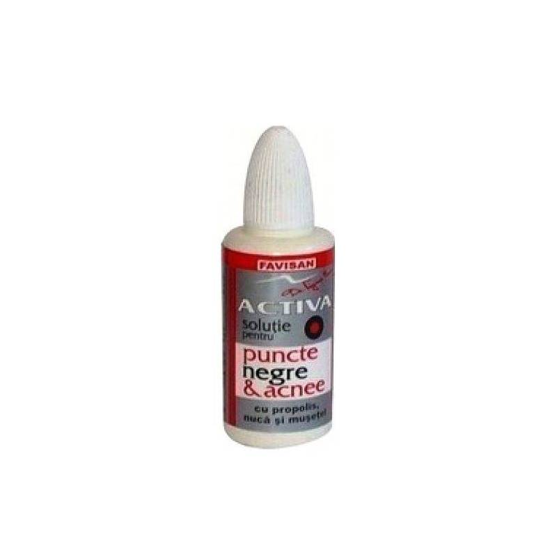 Solutie activa puncte negre eco-bio 30ml - FAVISAN