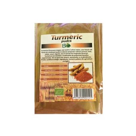 Turmeric - curcuma pulbere 100g - eco-bio Deco