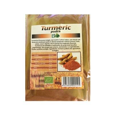 Turmeric - curcuma pulbere 130g - eco-bio deco