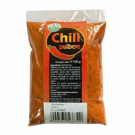 Pulbere de chili - condiment 100g - Herbavit