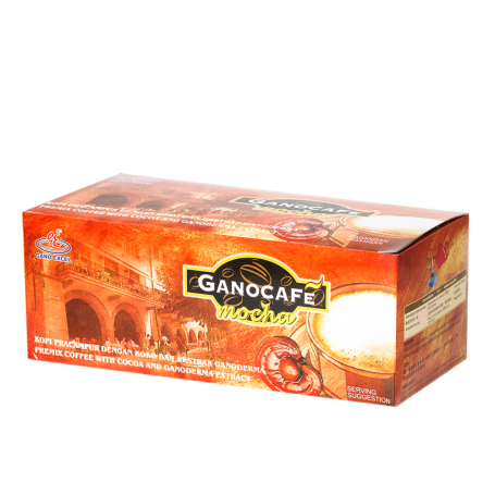 GanoCafe Mocha  - cafea mocha cu ganoderma - 15pl/cutie - GANO EXCEL