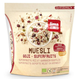 Muesli cu superfructe si goji bio, fara gluten 200g - Lima