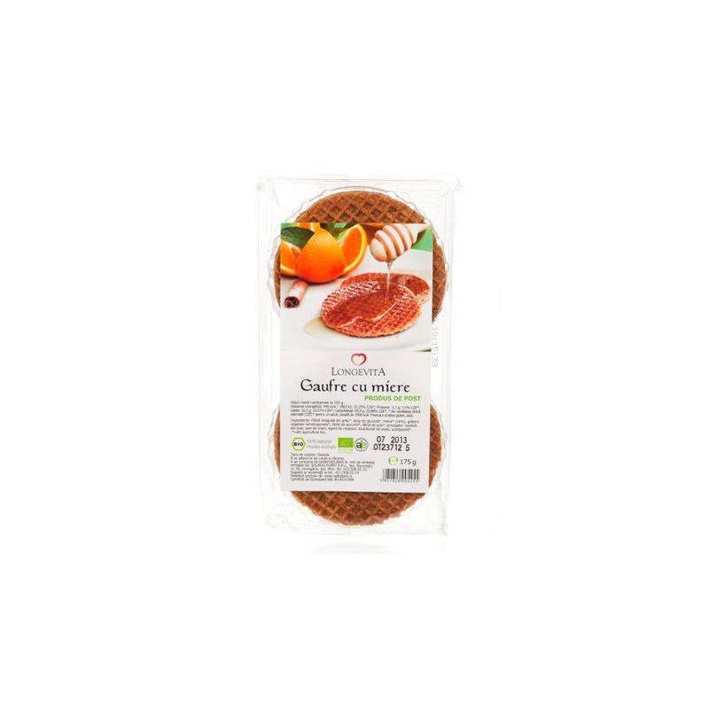 Gaufre cu Miere eco-bio 175g - Longevita