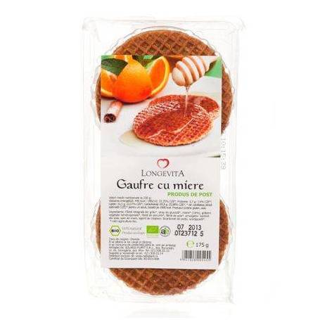 Gaufre cu Miere eco-bio 175g - Longevita