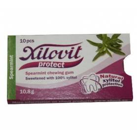 Xilovit - guma de mestecat cu xilitol - spearmint 10,8g