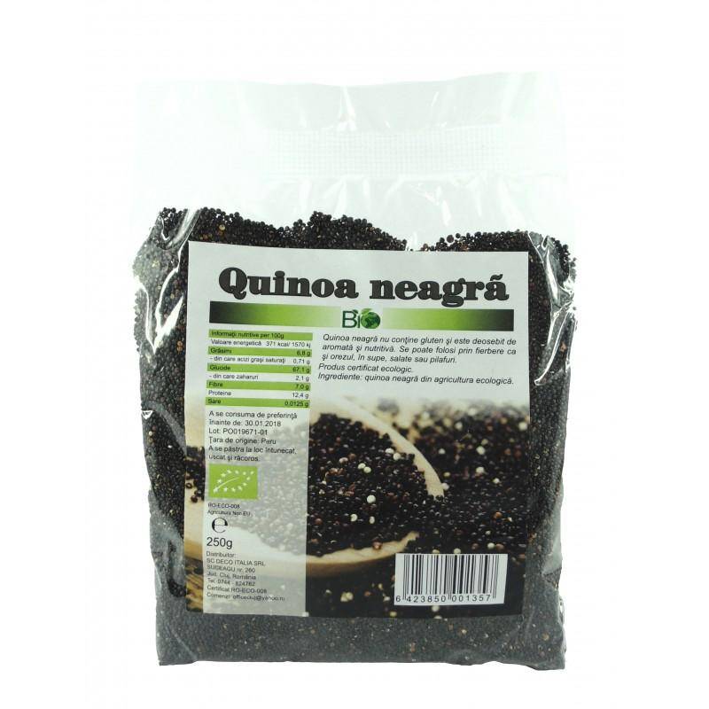 Quinoa neagra 250g - eco-bio - deco italia