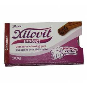 Xilovit - guma de mestecat cu xilitol - scortisoara - 10,8g
