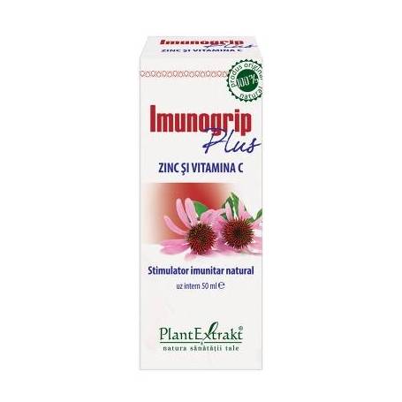 Imunogrip Plus Zinc si Vitamina C 50ml - PlantExtrakt