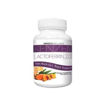 Kenzen Lactoferrin 2.0 - Lactoferina - 200mg - 30cps - Nikken